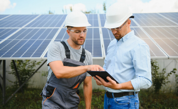 Solar installer and marketer business meeting